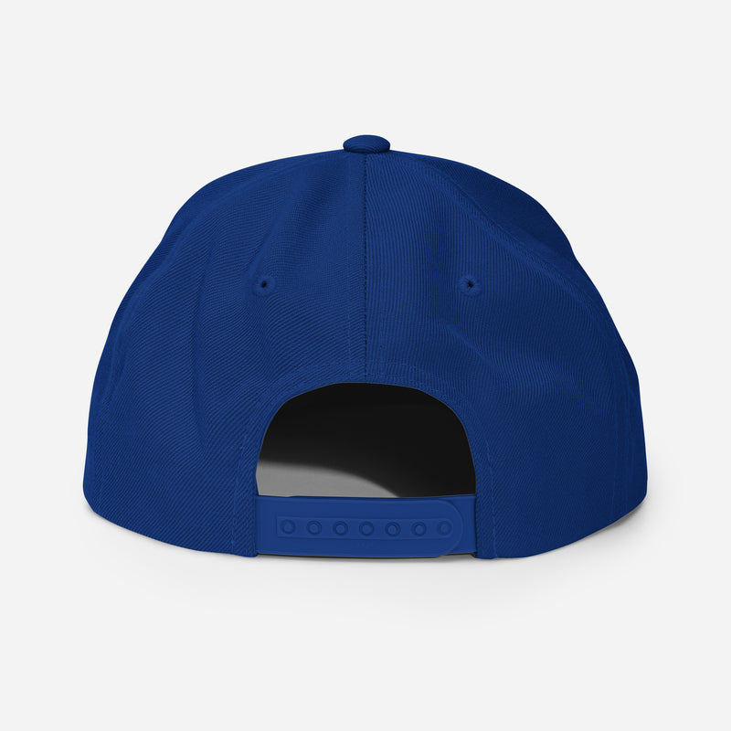 Royal Blue Snapback Hat - LayerCake Clothing