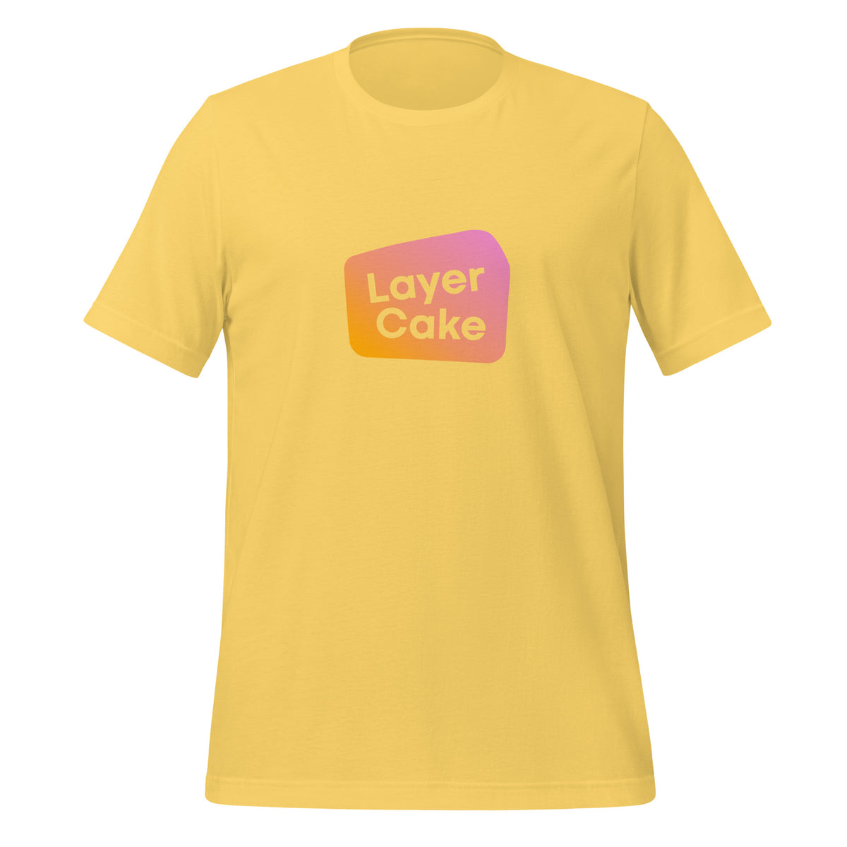 Unisex Yellow t-shirt - LayerCake Clothing